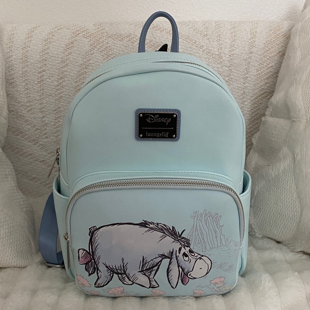 Loungefly Eeyore Backpack with Swinging Tail 🩵🎀